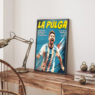 Plakat - Messi La Pulga - admen.dk