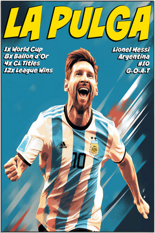 Plakat - Messi La Pulga