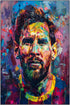 Plakat - Messi colorful kunst - Admen.dk
