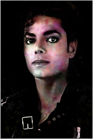 Plakat - Michael Jackson portræt