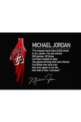 Plakat - Michael Jordan citat