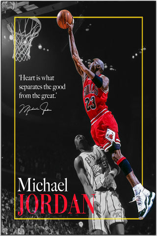 Plakat - Michael Jordan i aktion