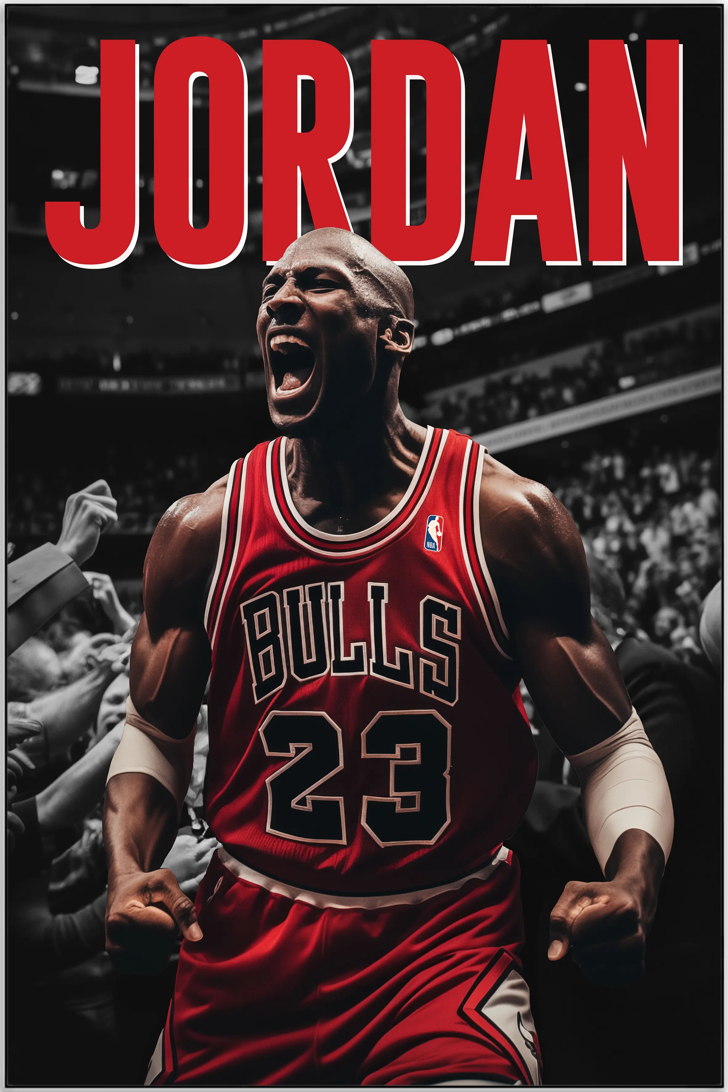 Poster Michael Jordan art of victory Admen