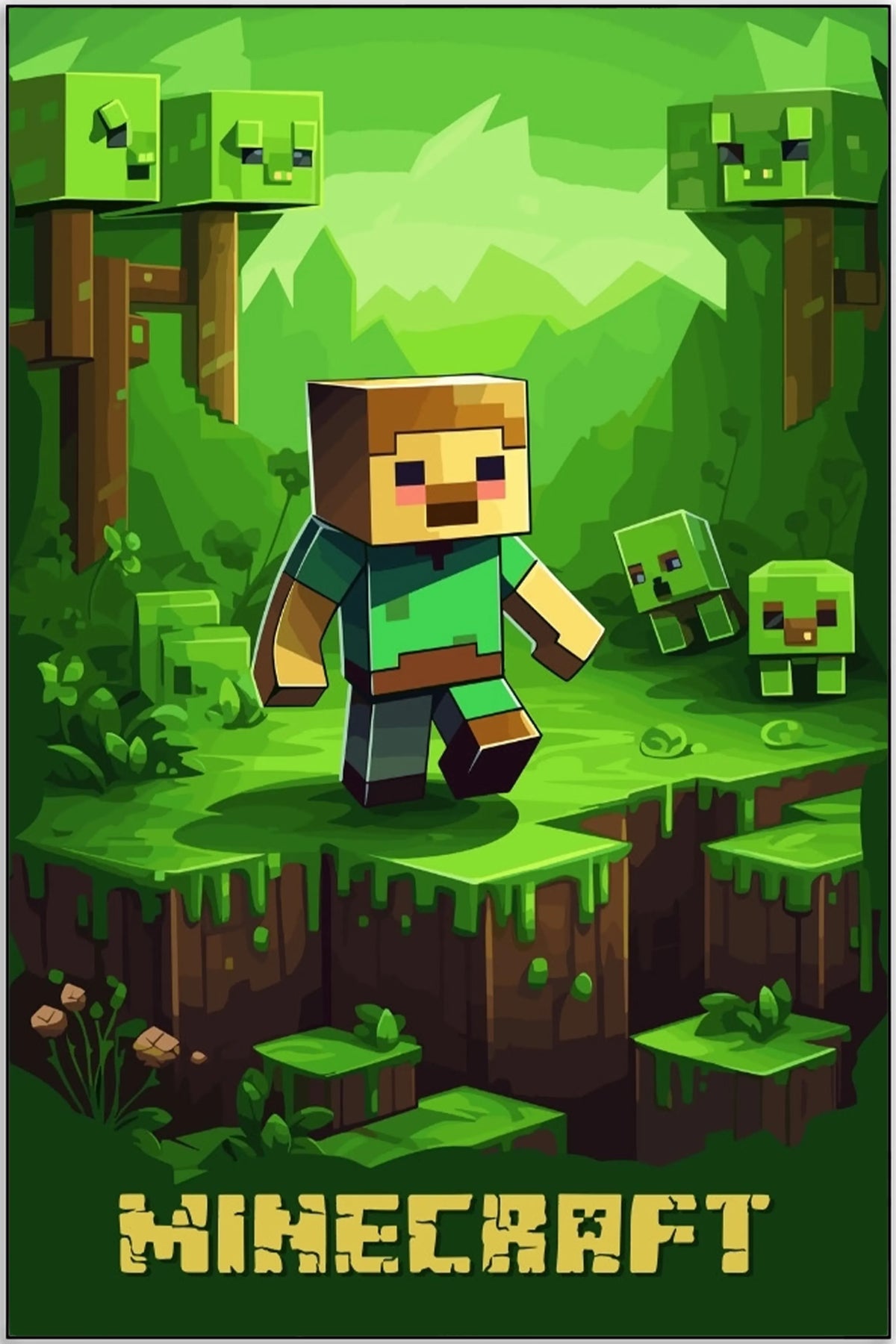 Plakat - Minecraft kunst