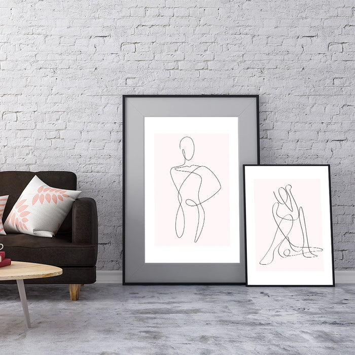 Plakat - Body shape line