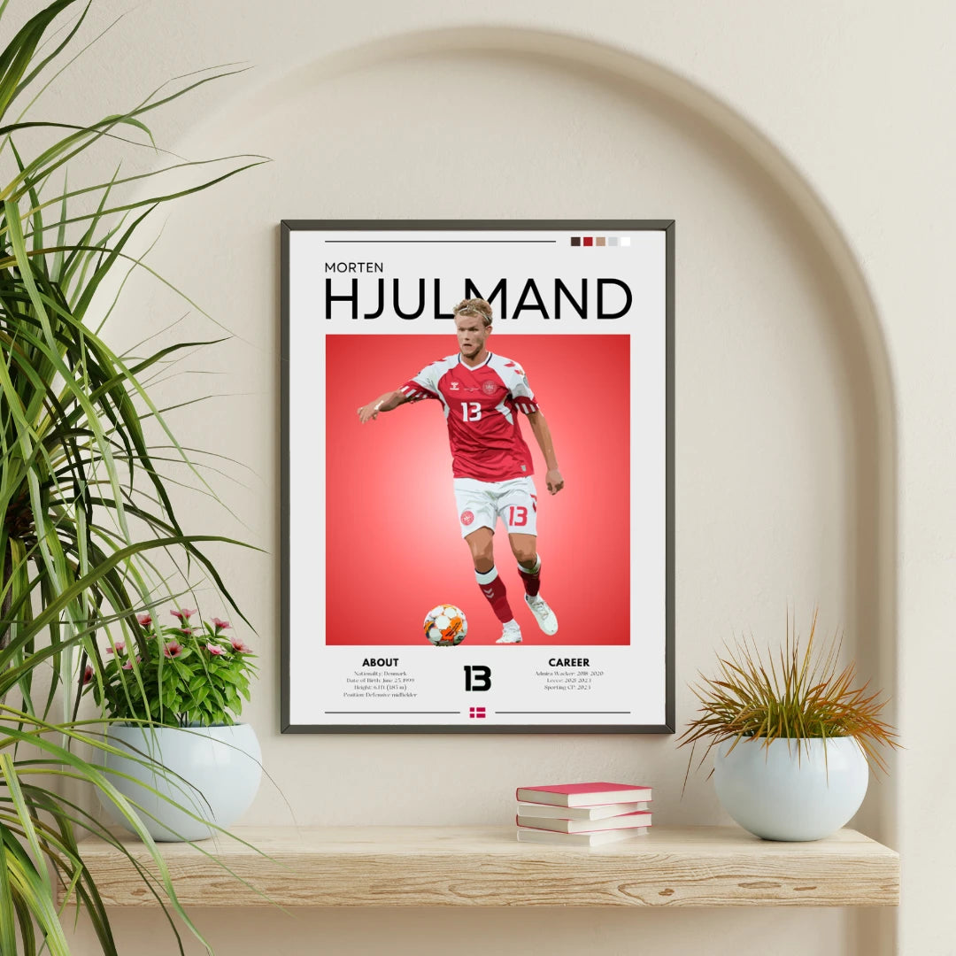 Plakat - Morten Hjulmand grafisk look - Admen.dk