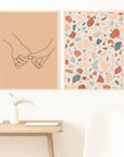 Plakat - Mosaik boho kunst - admen.dk