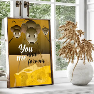 Plakat - Mus - You and me forever citat