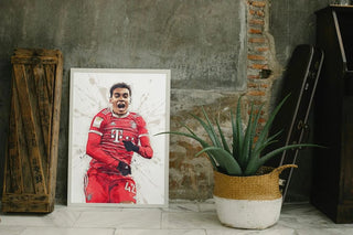 Plakat - Jamal Musiala Bayern kunst - admen.dk