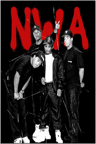 Plakat - NWA kunst - admen.dk
