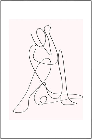 Plakat - One shape line
