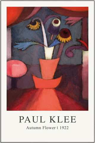 Plakat - Paul Klee - Autumn flower kunst