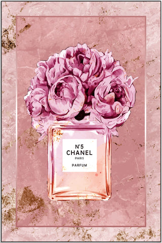 Plakat - Pink Chanel kunst