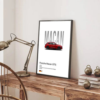 Plakat - Porsche Macan Gts