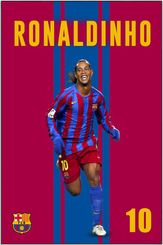 Plakat - Ronaldinho - admen.dk