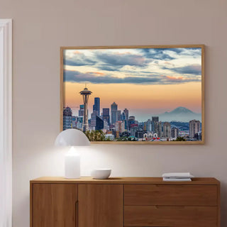 Plakat - Seattle skyline fotokunst - admen.dk