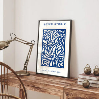 Plakat - Seven Studio – Katman blue 2022 kunst