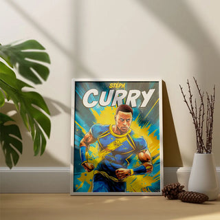 Plakat - Stephen Curry superhelt
