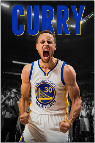 Plakat - Stephen Curry sejrkunst