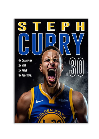 Plakat - Stephen Curry style