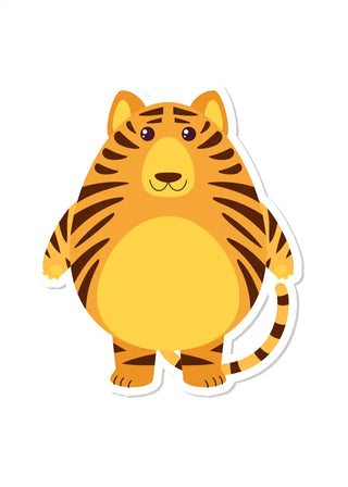 Klistermærker - Tiger - figurskåret