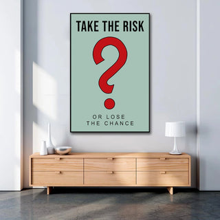 Plakat - Take the risk citat