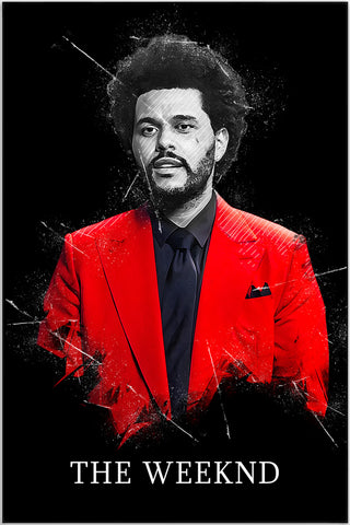 Plakat - The Weeknd kunst - admen.dk