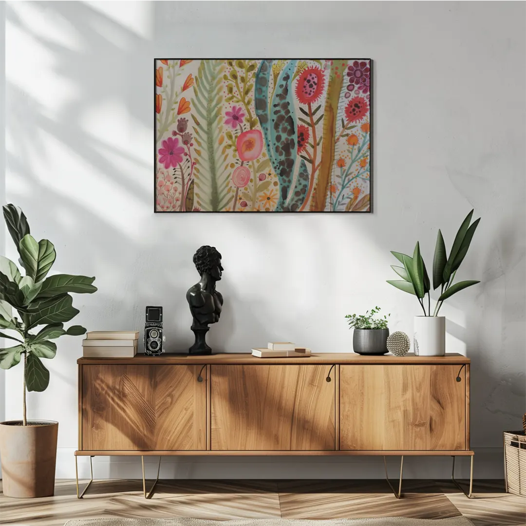 Plakat - Vibrant Botanical Fantasy - Sylvie Demers