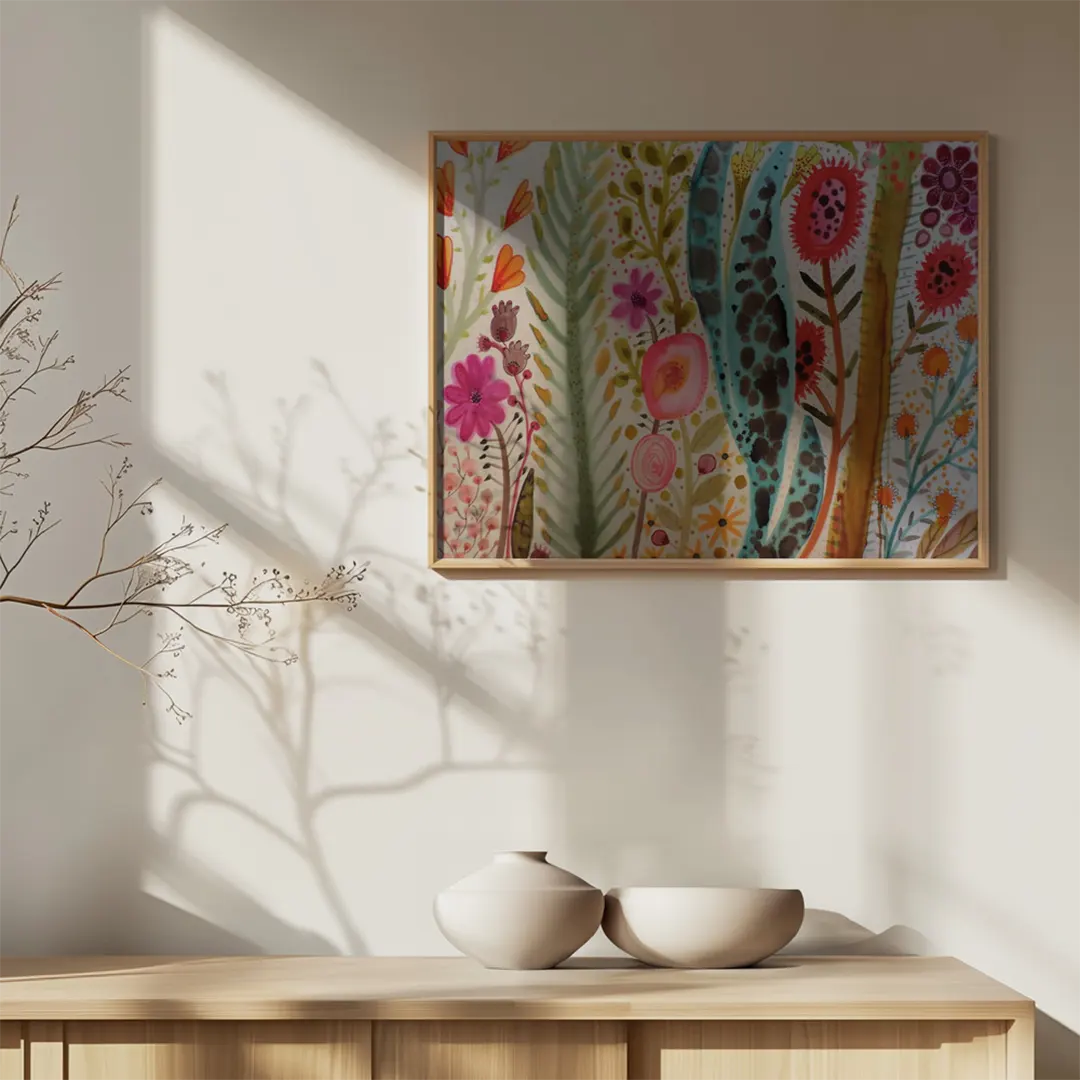 Plakat - Vibrant Botanical Fantasy - Sylvie Demers