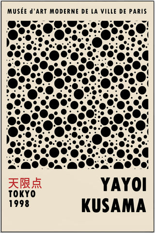 Plakat - Yayoi Kusama - Musee d'art moderne kunst