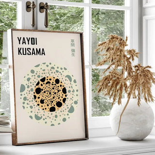 Plakat - Yayoi Kusama - green kunst