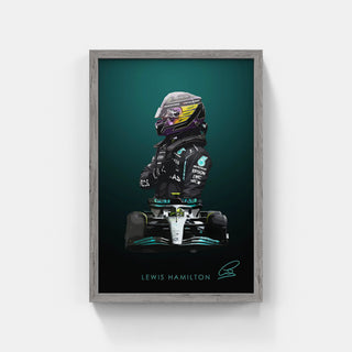 Plakat - Lewis Hamilton style