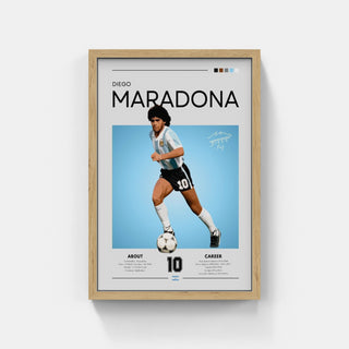 Plakat - Diego Maradona grafisk look - admen.dk