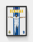 Plakat - Karim Benzema - admen.dk