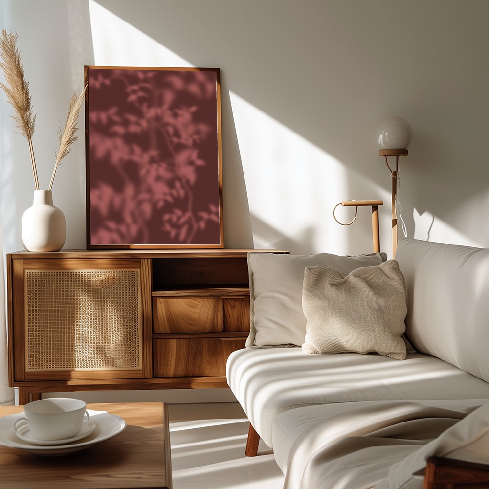 Plakat - Soft Botanical Shadows