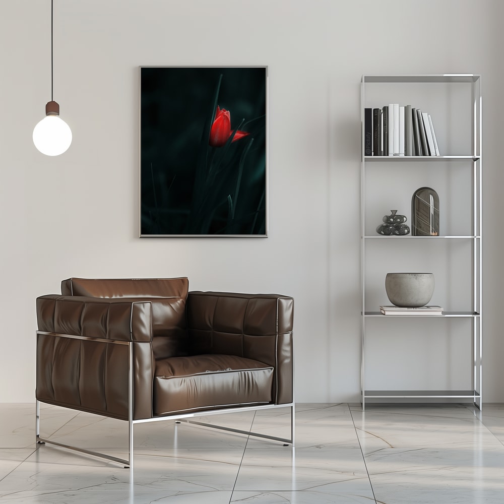 Plakat - Elegant Red Tulip - by Panaana