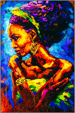 Plakat - Afrikansk kvinde style