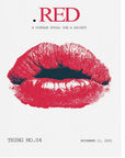 Plakat - Vintage Red Lips Graphic