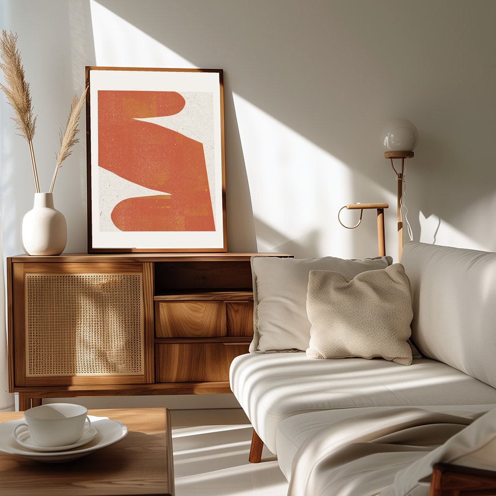 Plakat - Orange Silhouette
