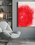 Canvas - Vibrant Red Texture