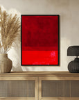 Plakat - Deep Red Abstraction - Jay Stanley