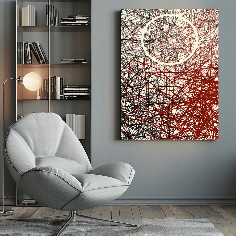 Canvas - Dynamic Line Circle