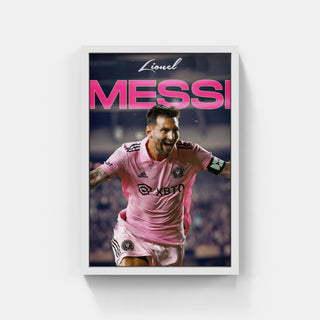 Plakat - Messi Inter Miami i jubel kunst - admen.dk