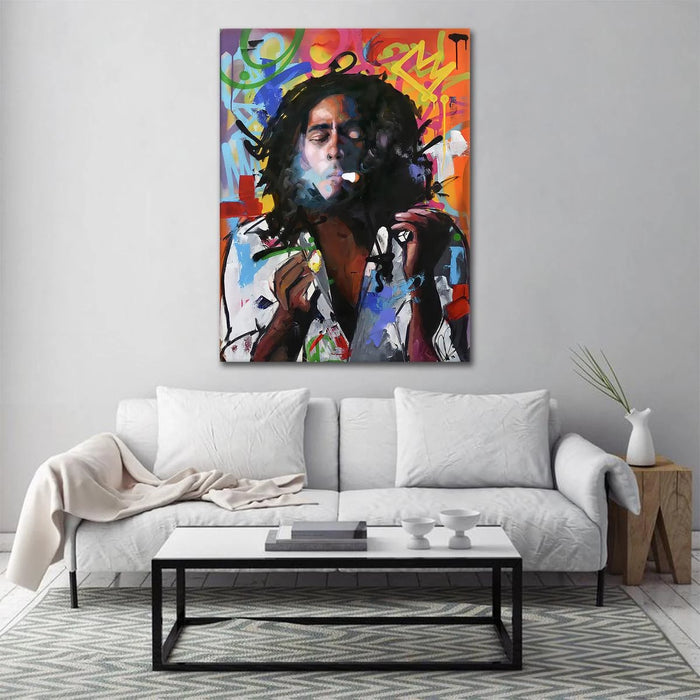 Plakat - Bob Marley grafisk look