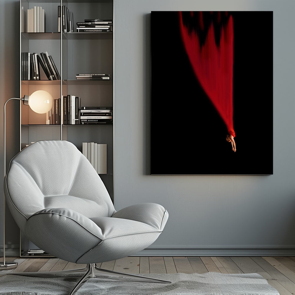 Canvas - Graceful Red Fall