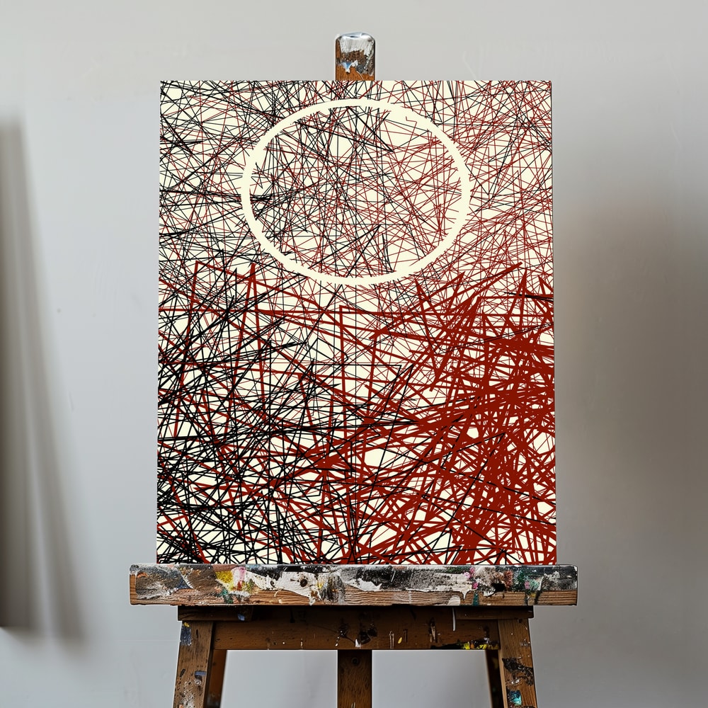 Canvas - Dynamic Line Circle