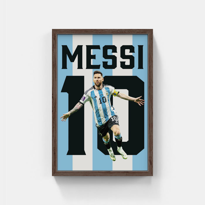 Plakat - Leo Messi 10