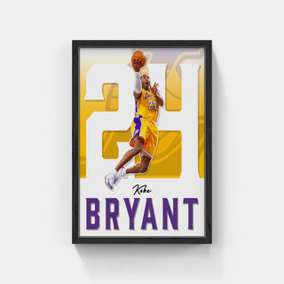 Plakat - Kobe Bryant i bevægelse
