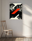 Canvas - Bold Red Geometric