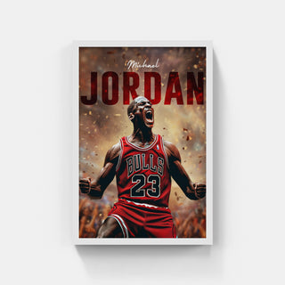 Plakat - Michael Jordan i jubel